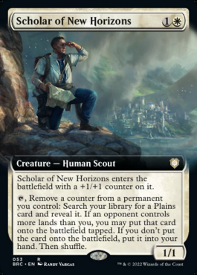 Scholar of New Horizons (Extended Art) [The Brothers' War Commander] | Gear Gaming Fayetteville