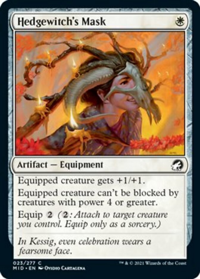 Hedgewitch's Mask [Innistrad: Midnight Hunt] | Gear Gaming Fayetteville