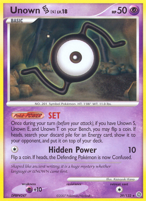 Unown S (39/132) [Diamond & Pearl: Secret Wonders] | Gear Gaming Fayetteville