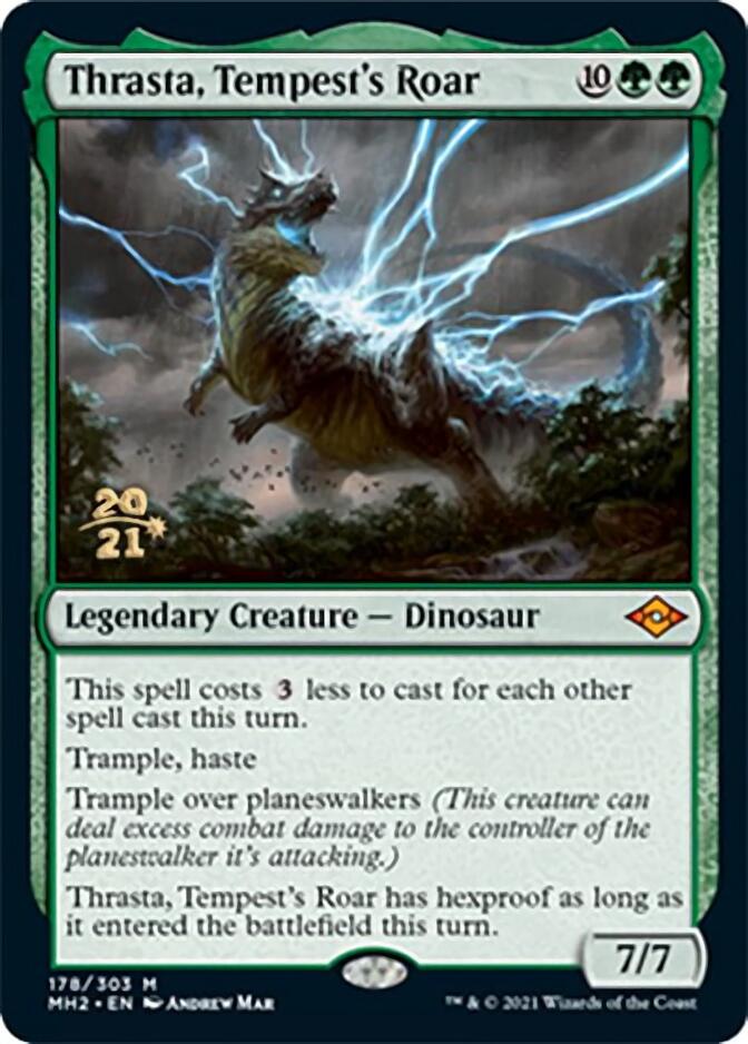 Thrasta, Tempest's Roar [Modern Horizons 2 Prerelease Promos] | Gear Gaming Fayetteville