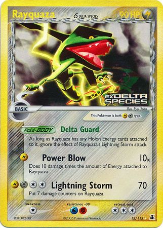 Rayquaza (13/113) (Delta Species) (Stamped) [EX: Delta Species] | Gear Gaming Fayetteville