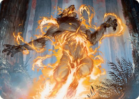 Burn the Accursed Art Card [Innistrad: Midnight Hunt Art Series] | Gear Gaming Fayetteville