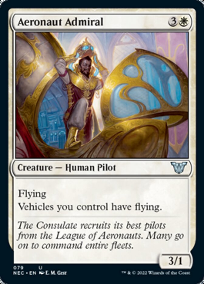 Aeronaut Admiral [Kamigawa: Neon Dynasty Commander] | Gear Gaming Fayetteville