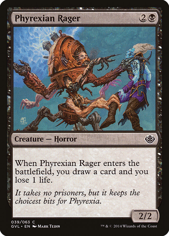 Phyrexian Rager (Garruk vs. Liliana) [Duel Decks Anthology] | Gear Gaming Fayetteville