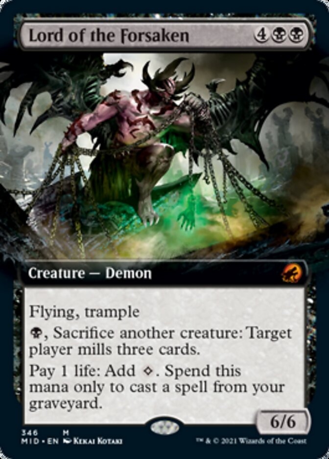 Lord of the Forsaken (Extended Art) [Innistrad: Midnight Hunt] | Gear Gaming Fayetteville