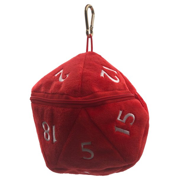 Ultra Pro Plush D20 Dice Bag Red | Gear Gaming Fayetteville