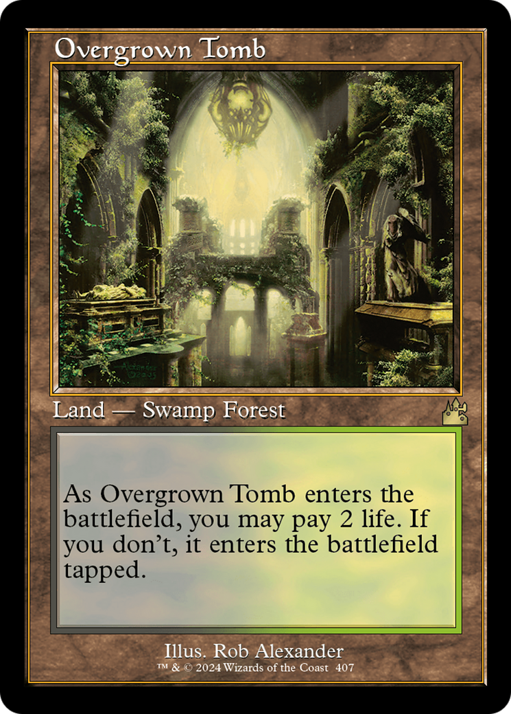 Overgrown Tomb (Retro) [Ravnica Remastered] | Gear Gaming Fayetteville