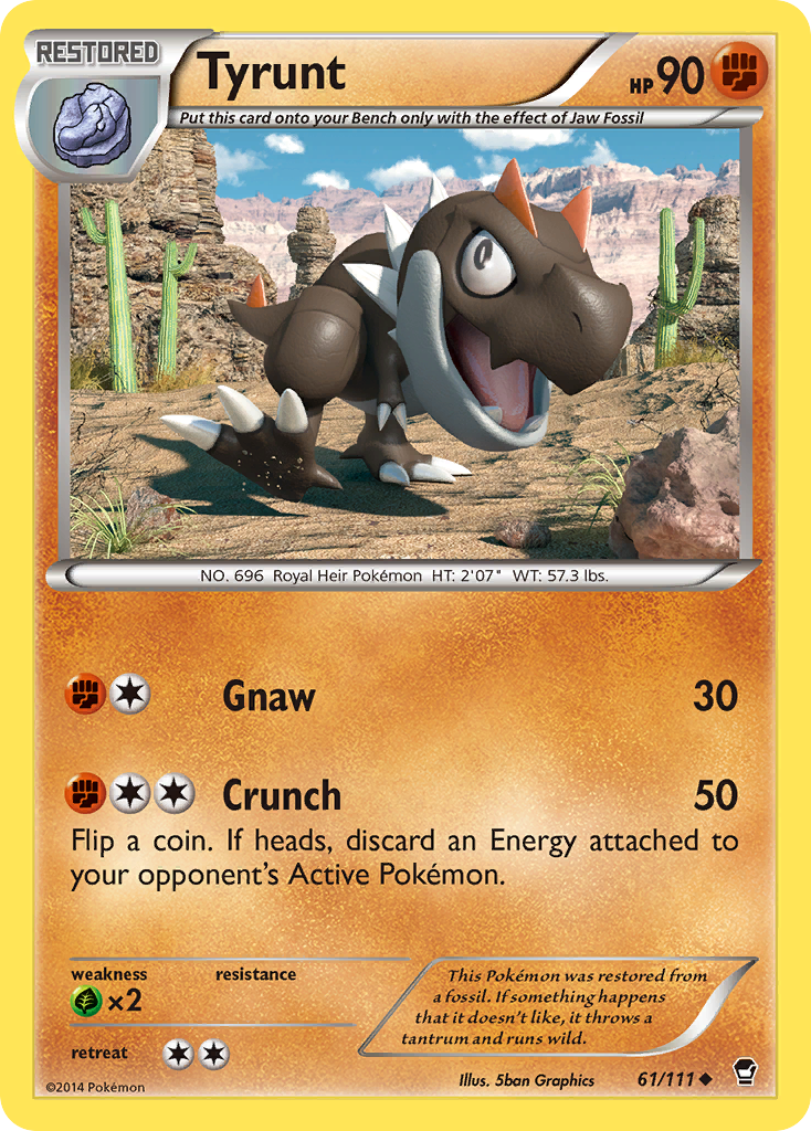 Tyrunt (61/111) [XY: Furious Fists] | Gear Gaming Fayetteville