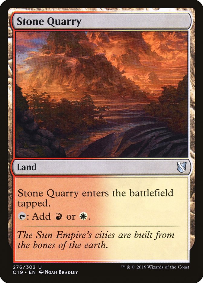 Stone Quarry [Commander 2019] | Gear Gaming Fayetteville