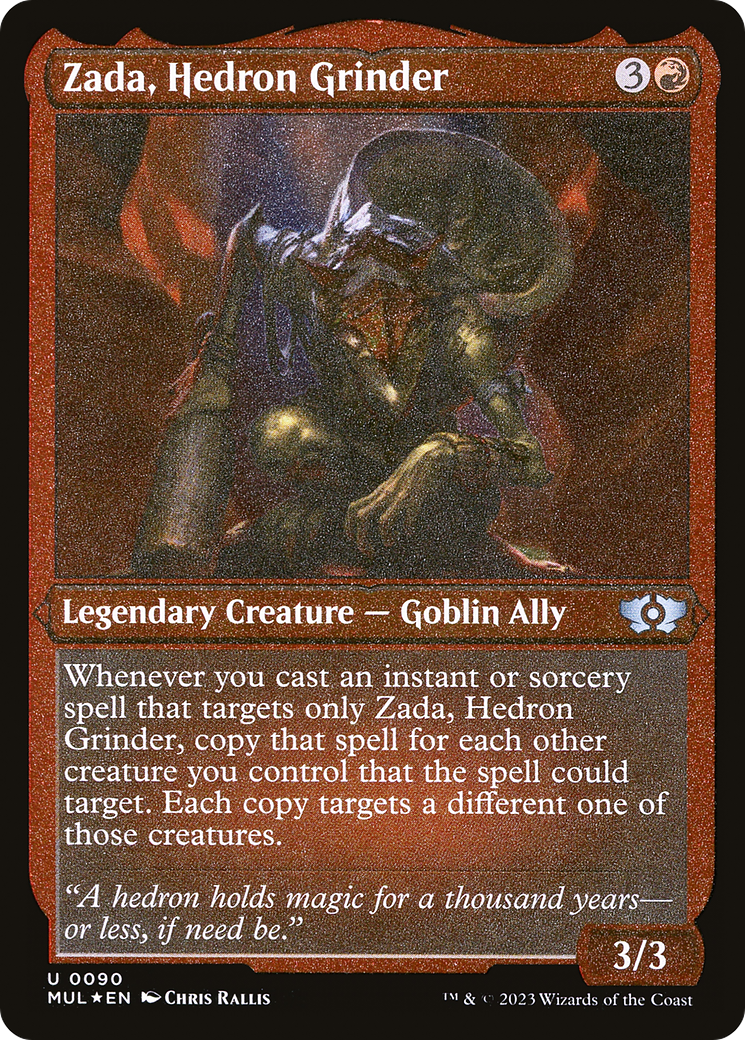 Zada, Hedron Grinder (Foil Etched) [Multiverse Legends] | Gear Gaming Fayetteville