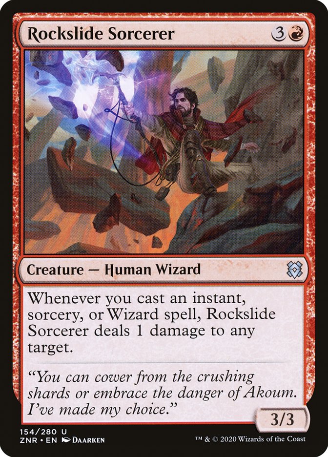 Rockslide Sorcerer [Zendikar Rising] | Gear Gaming Fayetteville