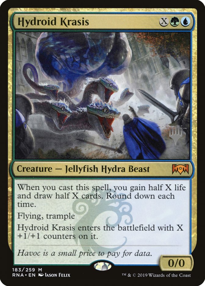 Hydroid Krasis (Promo Pack) [Ravnica Allegiance Promos] | Gear Gaming Fayetteville