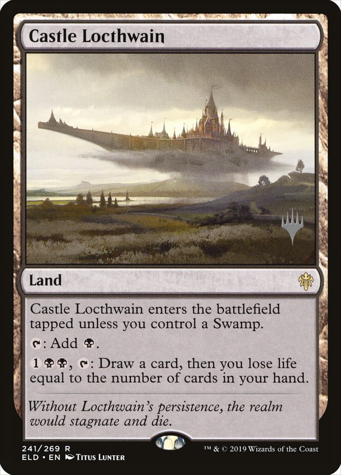 Castle Locthwain (Promo Pack) [Throne of Eldraine Promos] | Gear Gaming Fayetteville