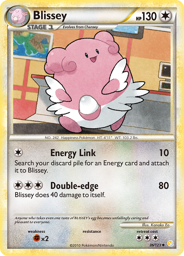 Blissey (36/123) [HeartGold & SoulSilver: Base Set] | Gear Gaming Fayetteville