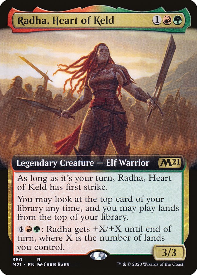 Radha, Heart of Keld (Extended Art) [Core Set 2021] | Gear Gaming Fayetteville