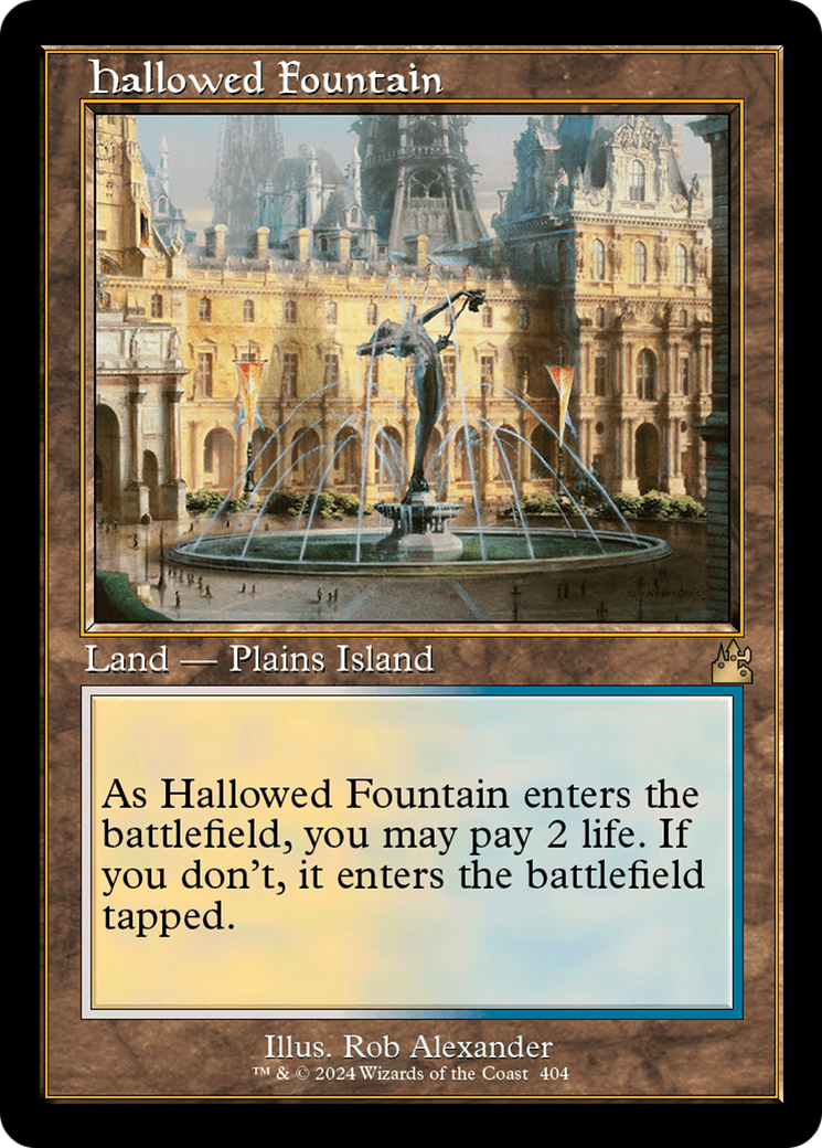 Hallowed Fountain (Retro) [Ravnica Remastered] | Gear Gaming Fayetteville