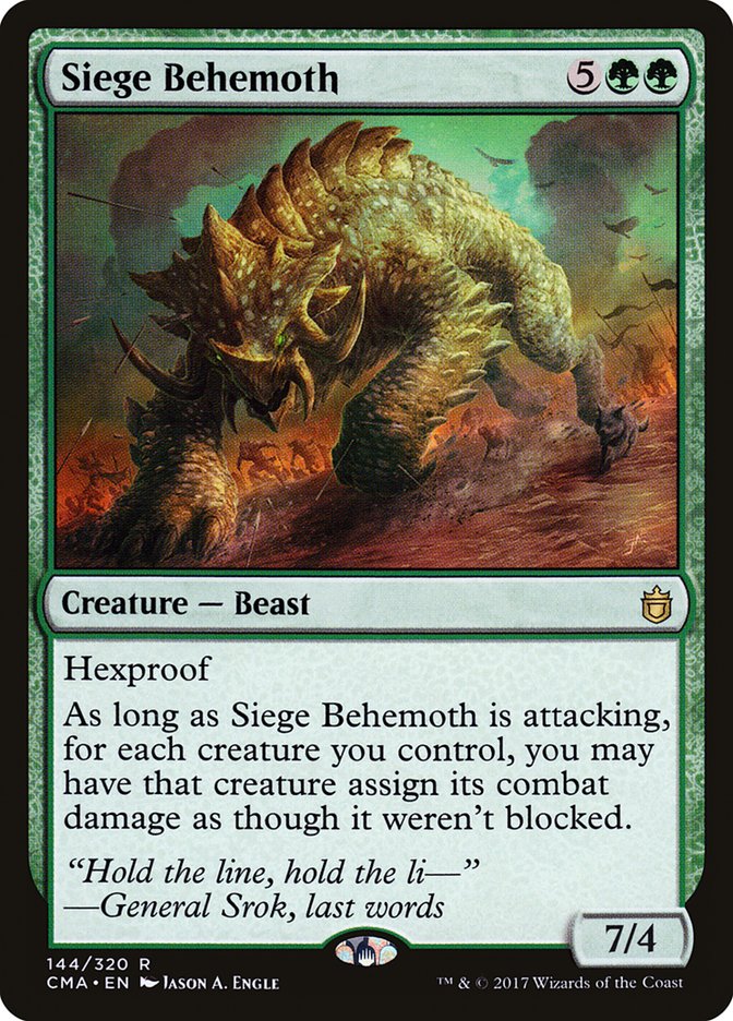 Siege Behemoth [Commander Anthology] | Gear Gaming Fayetteville