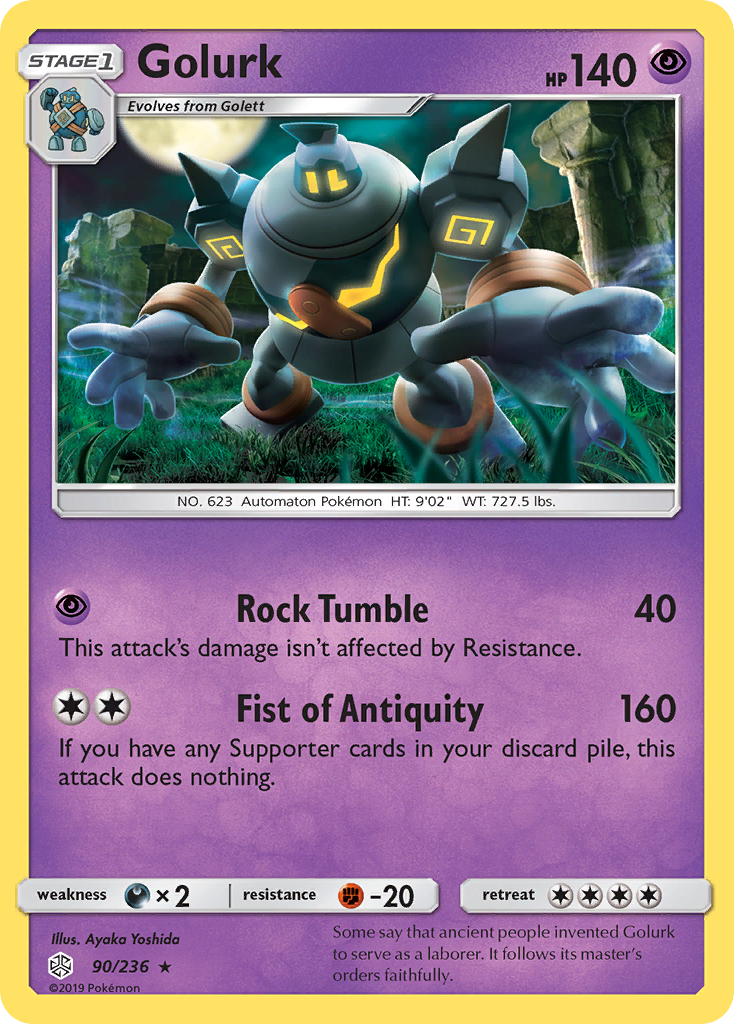 Golurk (90/236) [Sun & Moon: Cosmic Eclipse] | Gear Gaming Fayetteville