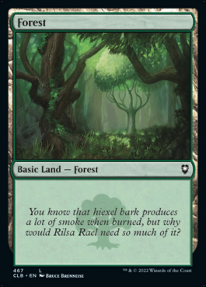 Forest (467) [Commander Legends: Battle for Baldur's Gate] | Gear Gaming Fayetteville