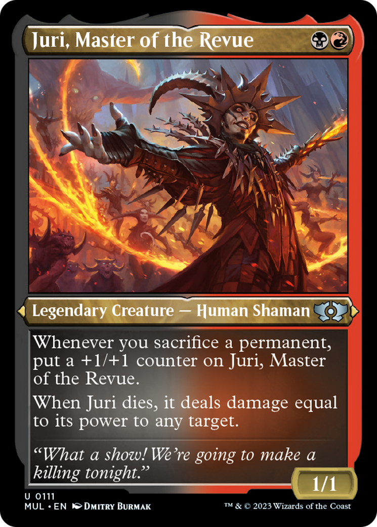 Juri, Master of the Revue (Foil Etched) [Multiverse Legends] | Gear Gaming Fayetteville