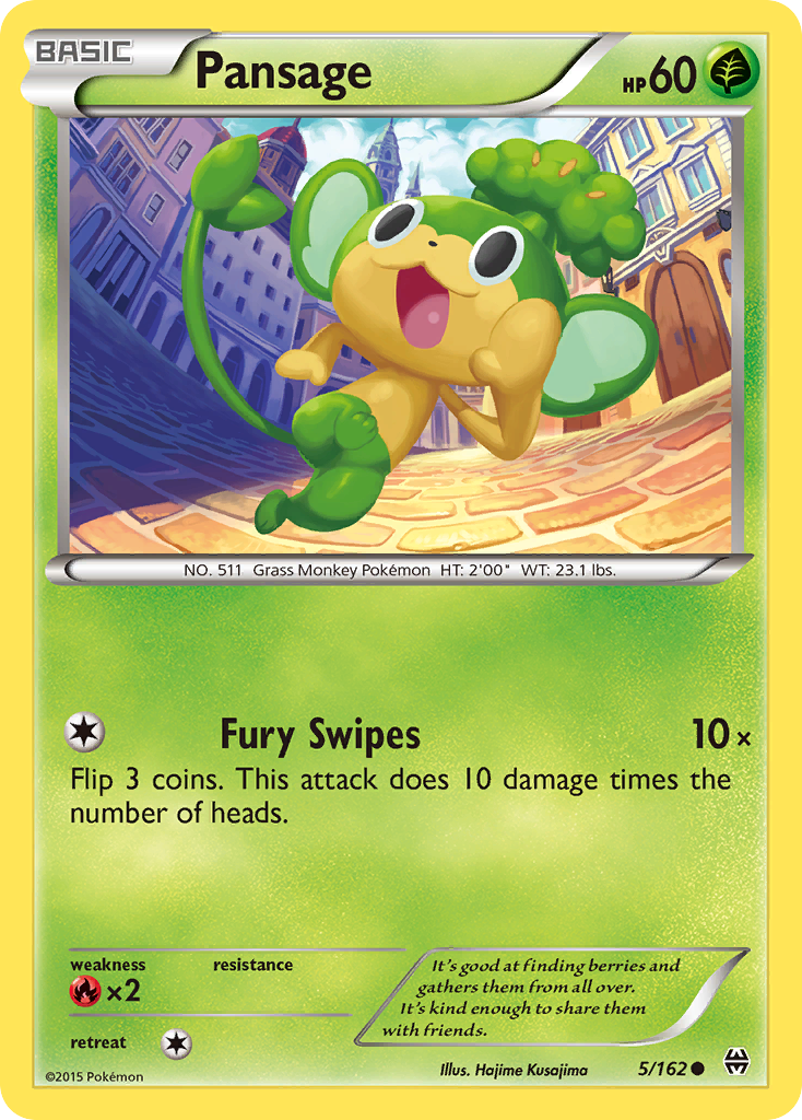 Pansage (5/162) [XY: BREAKthrough] | Gear Gaming Fayetteville