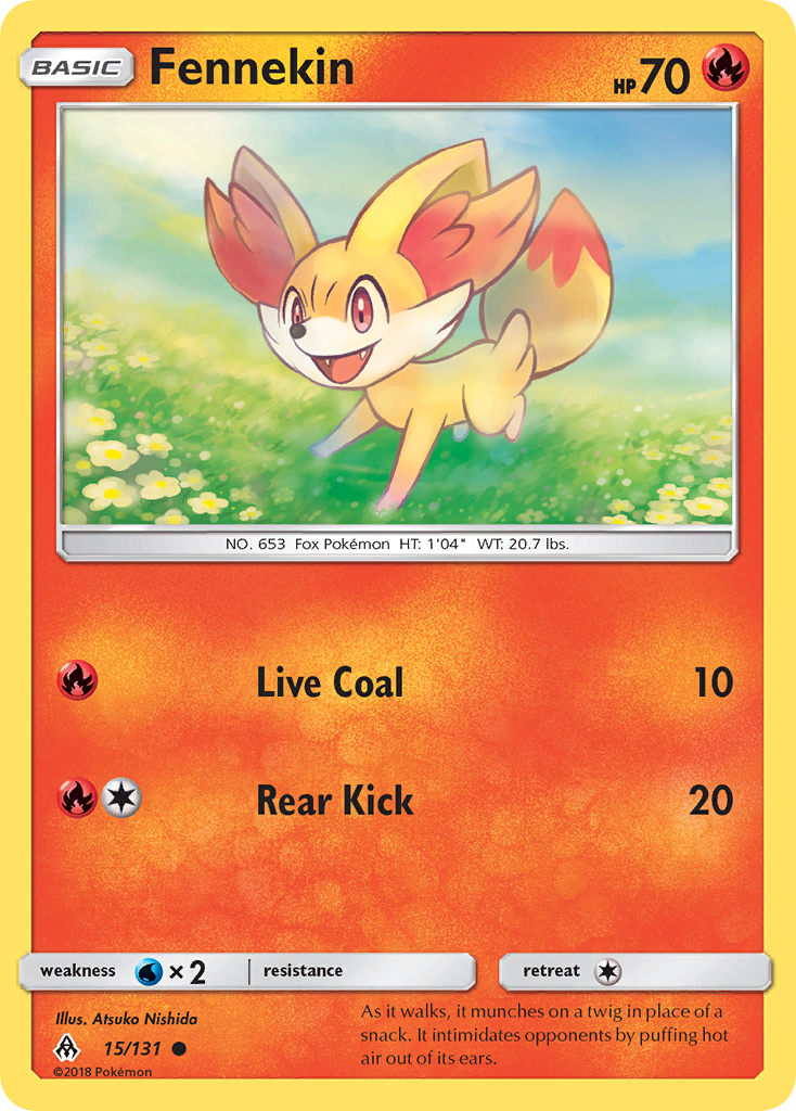 Fennekin (15/131) [Sun & Moon: Forbidden Light] | Gear Gaming Fayetteville