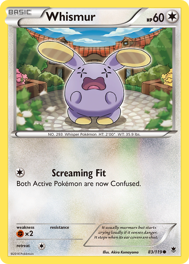 Whismur (83/119) [XY: Phantom Forces] | Gear Gaming Fayetteville