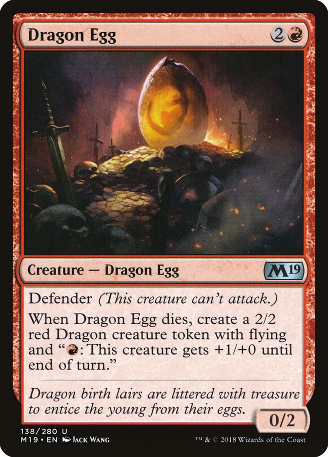 Dragon Egg [Core Set 2019] | Gear Gaming Fayetteville