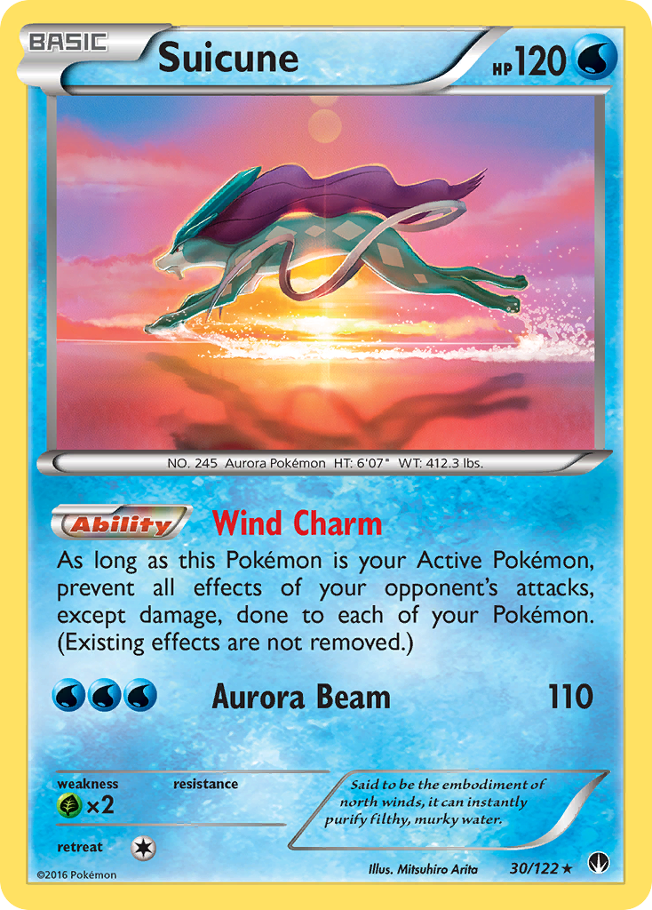 Suicune (30/122) [XY: BREAKpoint] | Gear Gaming Fayetteville