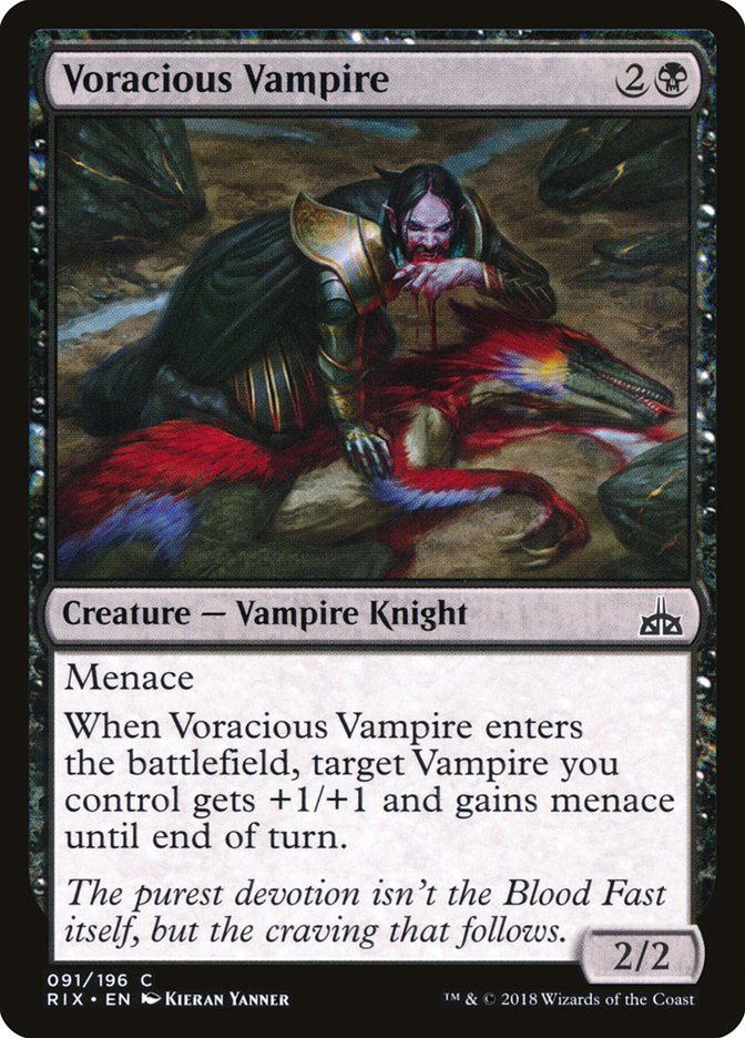 Voracious Vampire [Rivals of Ixalan] | Gear Gaming Fayetteville