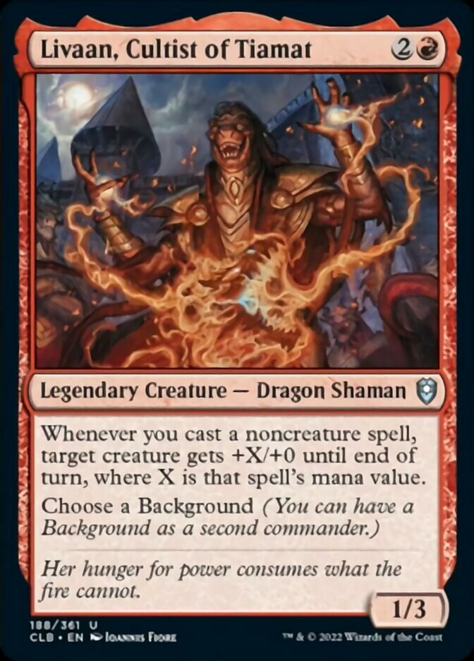 Livaan, Cultist of Tiamat [Commander Legends: Battle for Baldur's Gate] | Gear Gaming Fayetteville