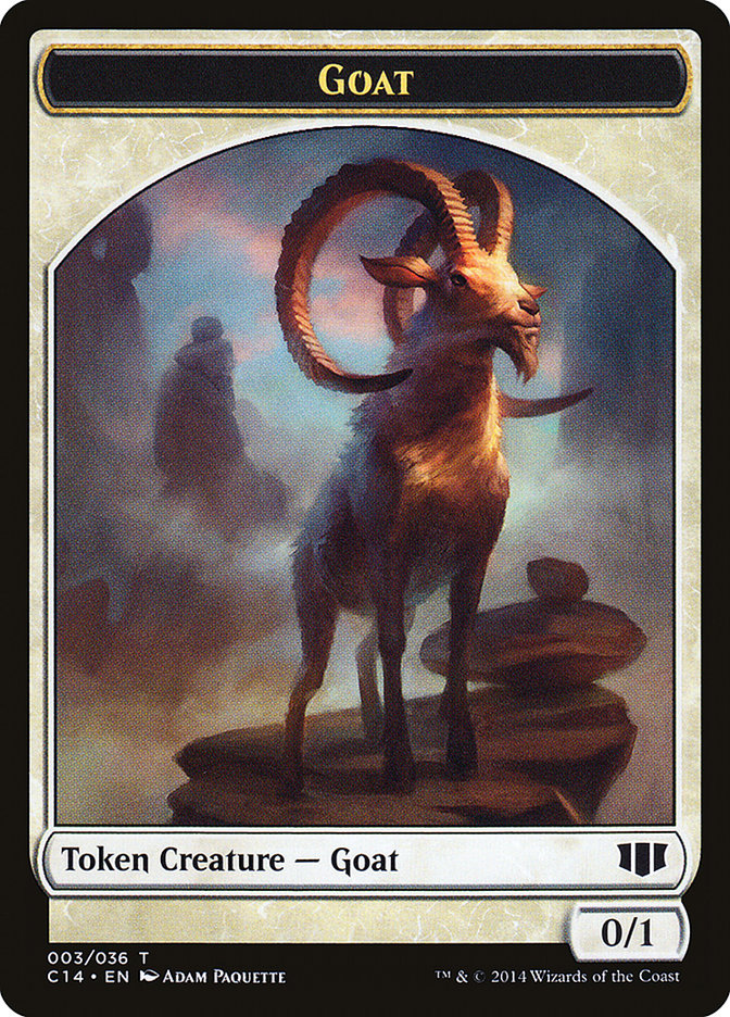 Wurm (033/036) // Goat Double-Sided Token [Commander 2014 Tokens] | Gear Gaming Fayetteville