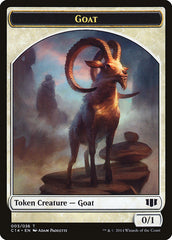 Goblin // Goat Double-Sided Token [Commander 2014 Tokens] | Gear Gaming Fayetteville