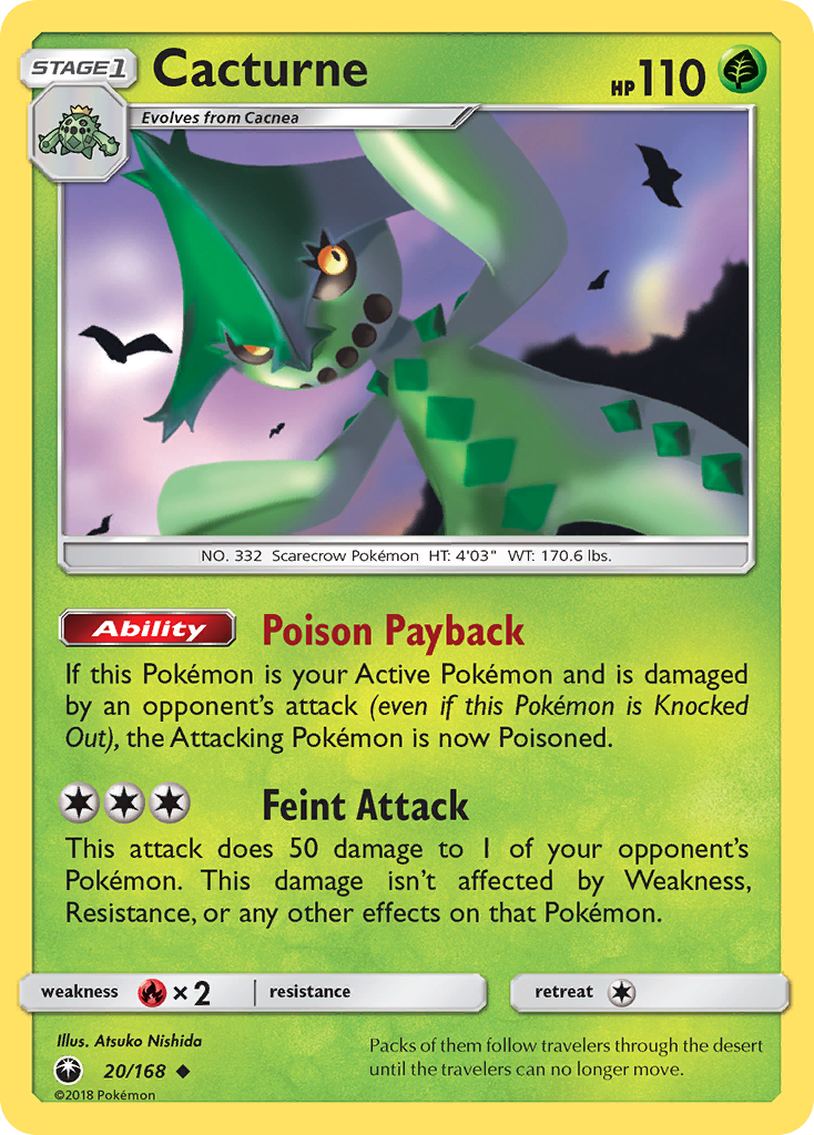 Cacturne (20/168) [Sun & Moon: Celestial Storm] | Gear Gaming Fayetteville