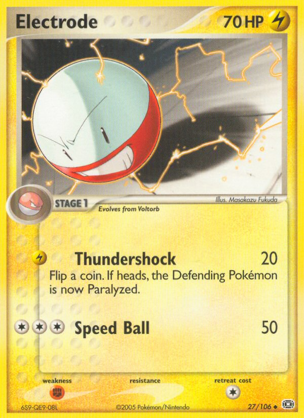 Electrode (27/106) [EX: Emerald] | Gear Gaming Fayetteville