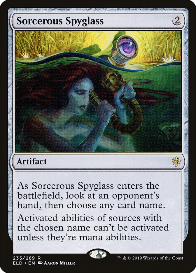 Sorcerous Spyglass [Throne of Eldraine] | Gear Gaming Fayetteville