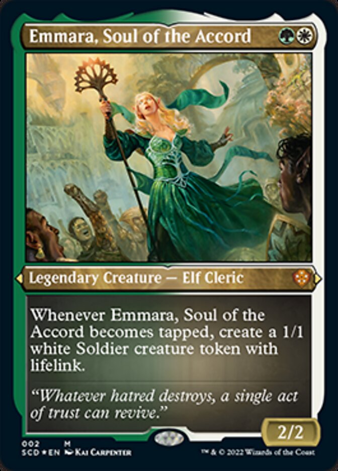 Emmara, Soul of the Accord (Foil Etched) [Starter Commander Decks] | Gear Gaming Fayetteville