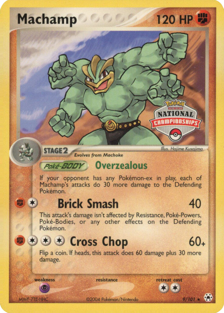 Machamp (9/101) (National Championships Promo) [EX: Hidden Legends] | Gear Gaming Fayetteville