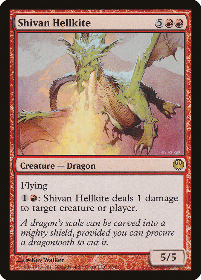 Shivan Hellkite [Duel Decks: Knights vs. Dragons] | Gear Gaming Fayetteville