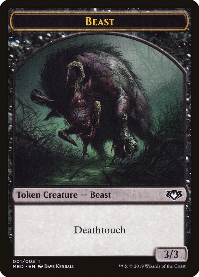 Beast Token [Mythic Edition Tokens] | Gear Gaming Fayetteville