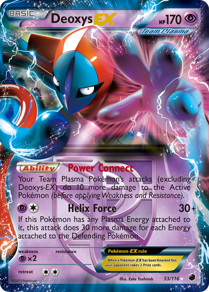 Deoxys EX (53/116) [Black & White: Plasma Freeze] | Gear Gaming Fayetteville