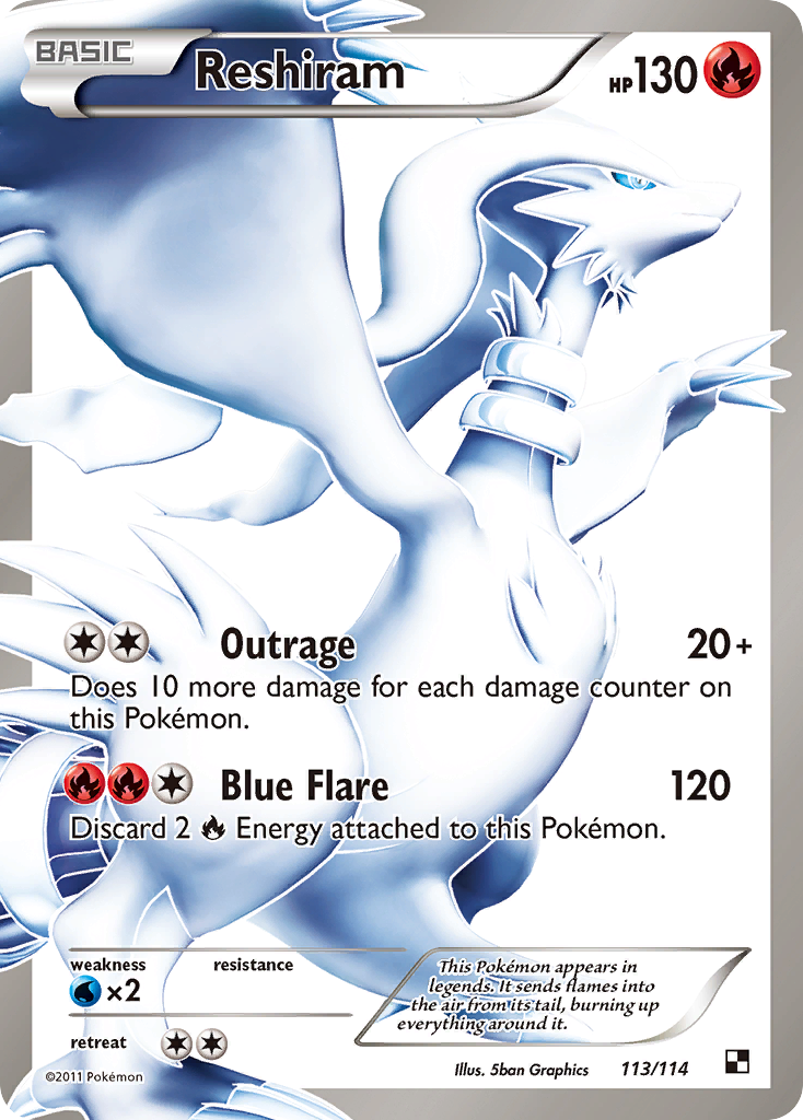 Reshiram (113/114) [Black & White: Base Set] | Gear Gaming Fayetteville