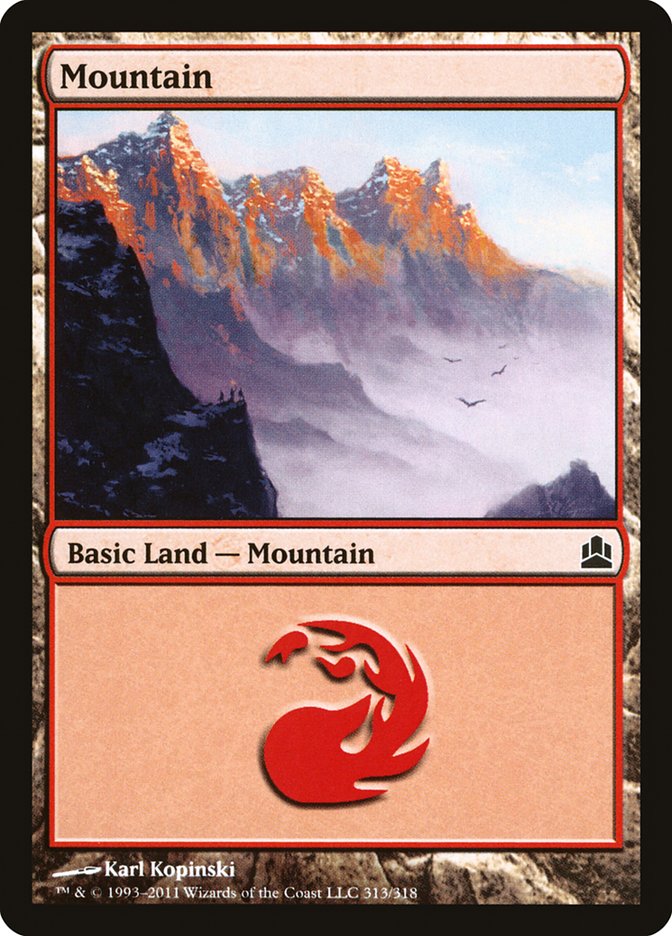 Mountain (313) [Commander 2011] | Gear Gaming Fayetteville