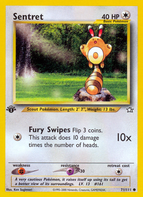 Sentret (71/111) [Neo Genesis 1st Edition] | Gear Gaming Fayetteville