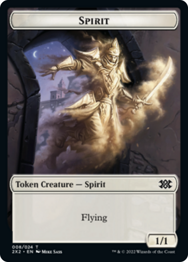 Bear // Spirit (008) Double-Sided Token [Double Masters 2022 Tokens] | Gear Gaming Fayetteville