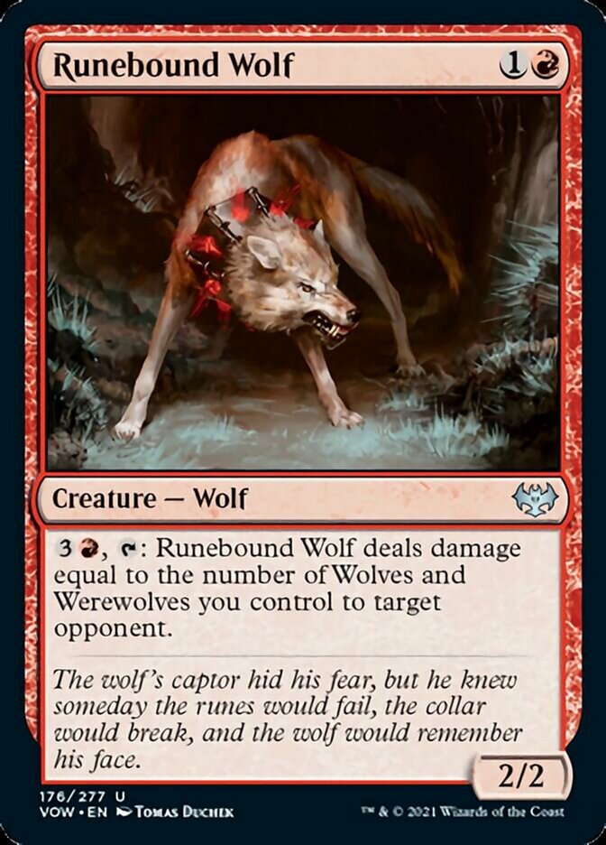 Runebound Wolf [Innistrad: Crimson Vow] | Gear Gaming Fayetteville