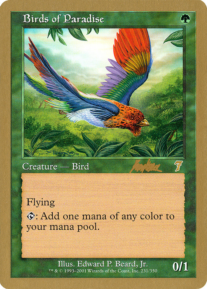 Birds of Paradise (Brian Kibler) [World Championship Decks 2002] | Gear Gaming Fayetteville