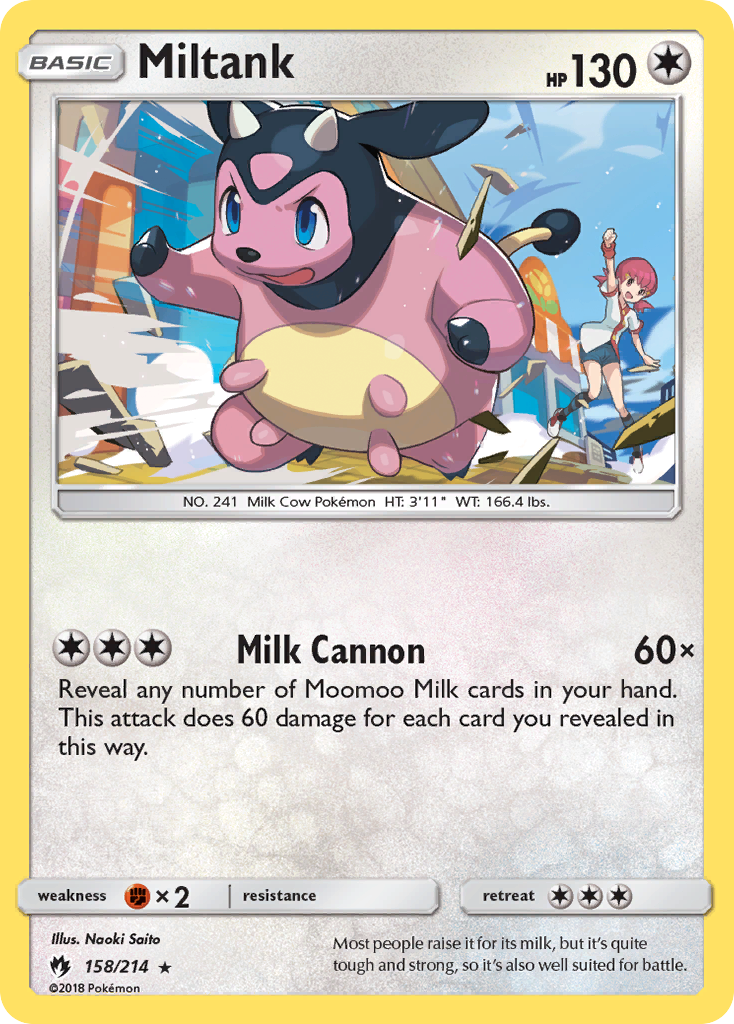 Miltank (158/214) [Sun & Moon: Lost Thunder] | Gear Gaming Fayetteville