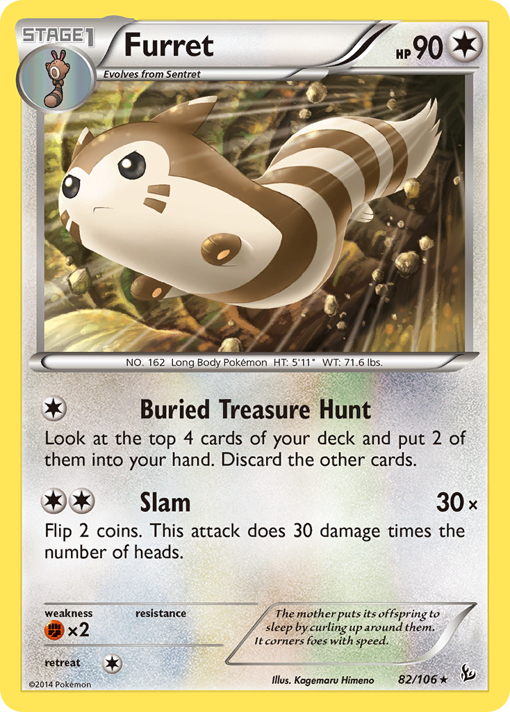 Furret (82/106) [XY: Flashfire] | Gear Gaming Fayetteville