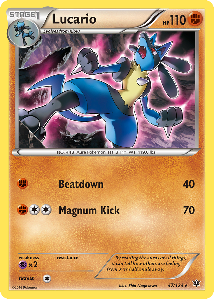 Lucario (47/124) [XY: Fates Collide] | Gear Gaming Fayetteville